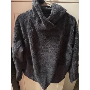 Nike Women's Cozy Fleece Hoodie Pullover Gray XL Athletic Casual